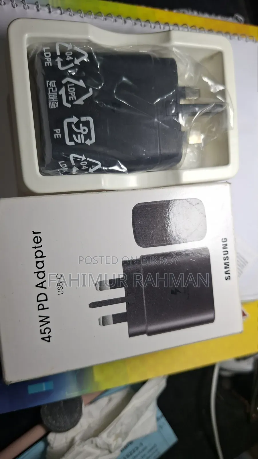 Sansung Orginal 45 Watt Types-C Charger