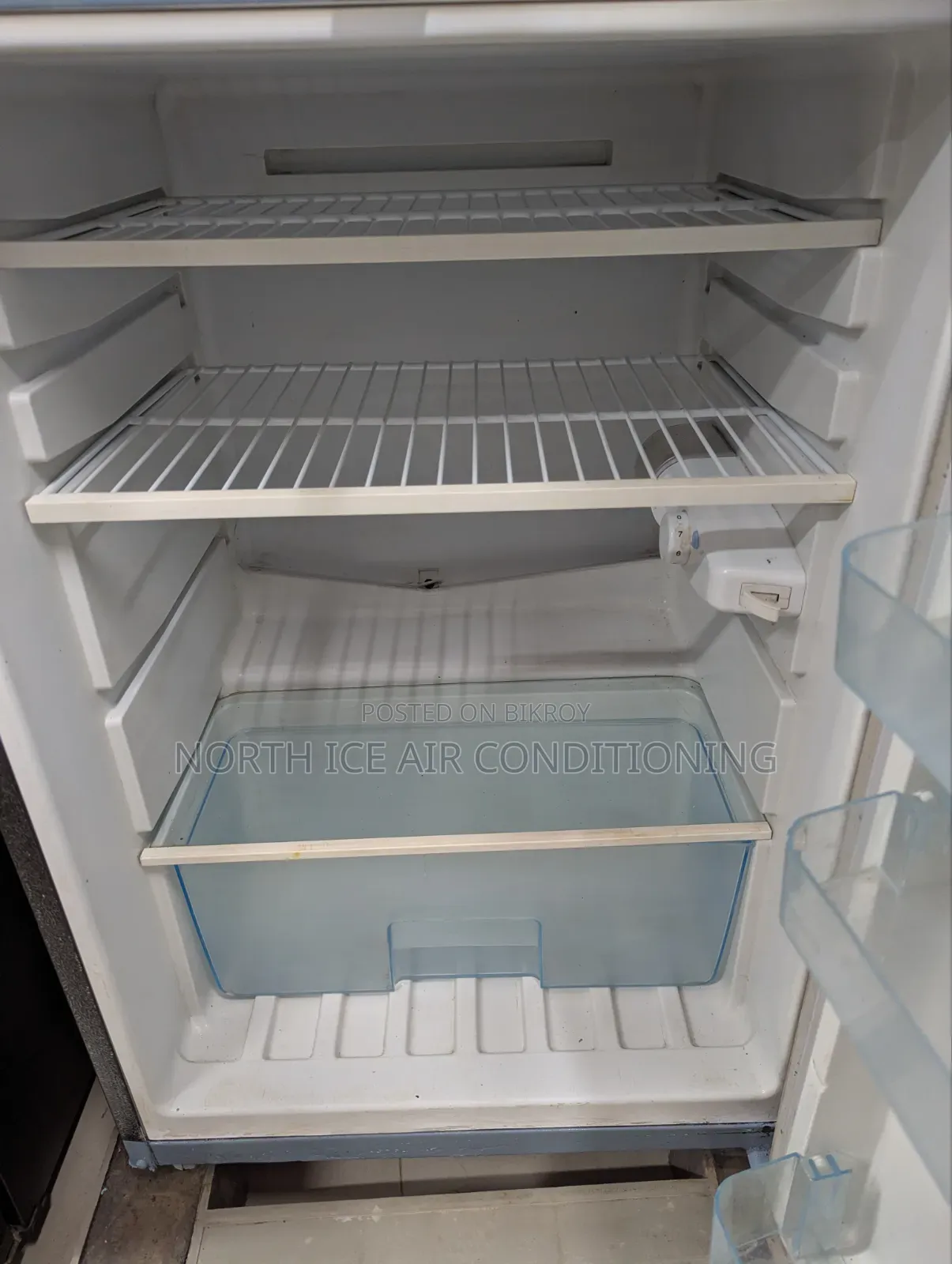 Vision Red Colour Glass Door Frost Fridge 223 Ltr.