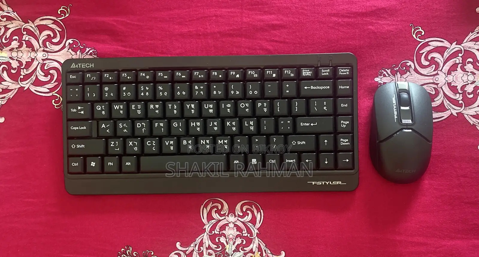 A4TECH Compact Desktop Set (Keyboard and Mouse)
