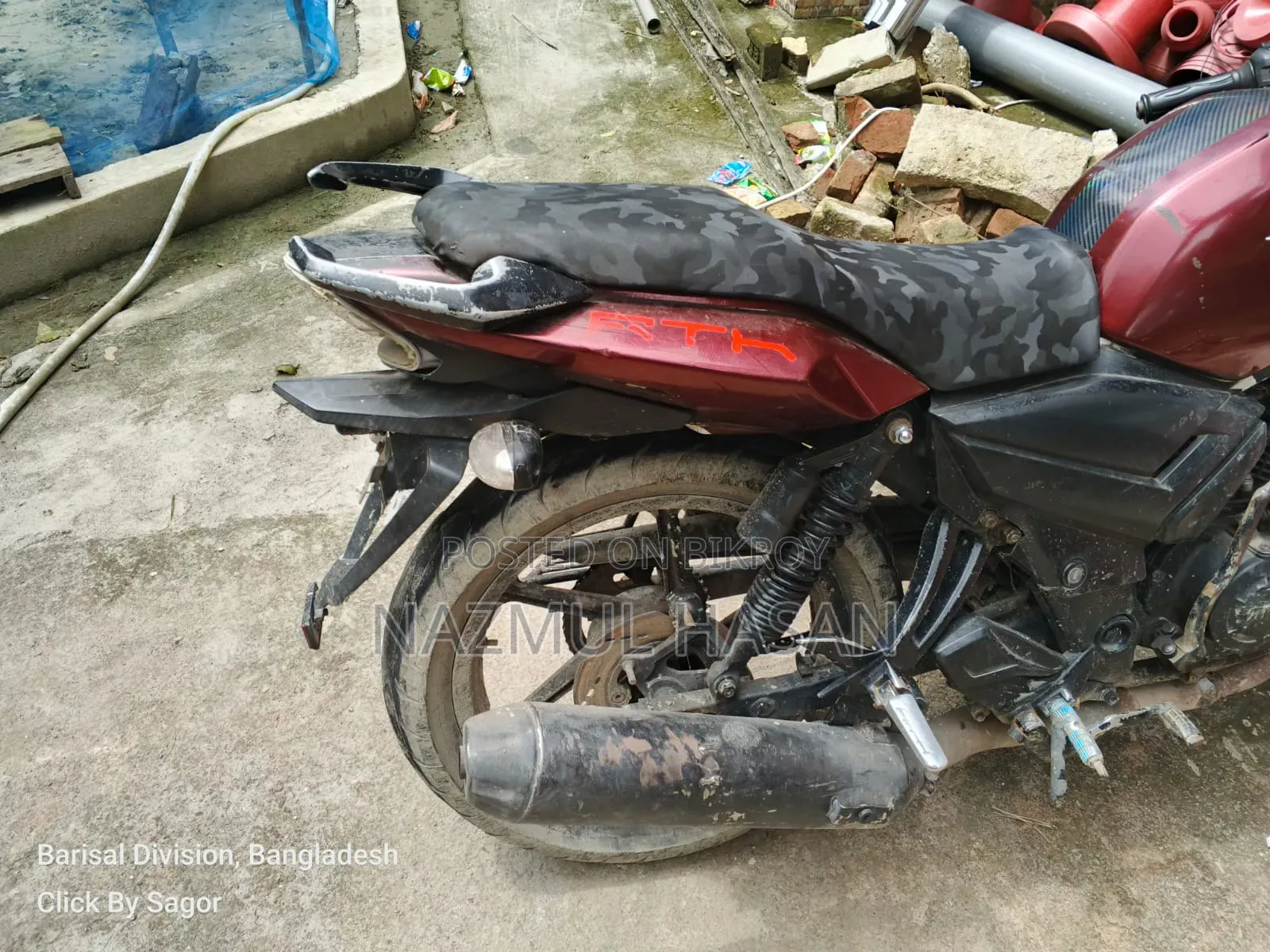 TVS Apache 180 RTR 2019 White