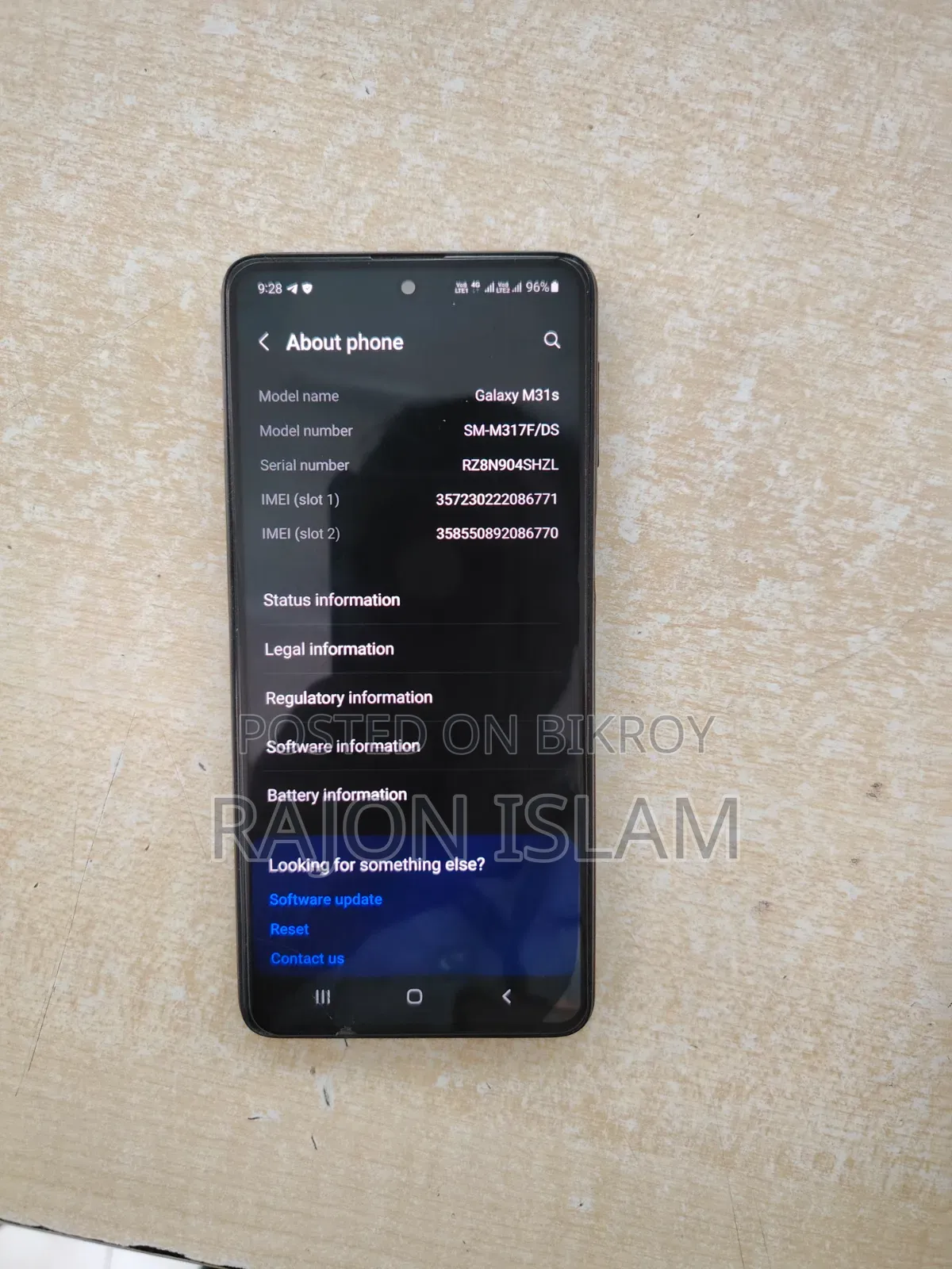Samsung Galaxy M31s 128 GB Gray