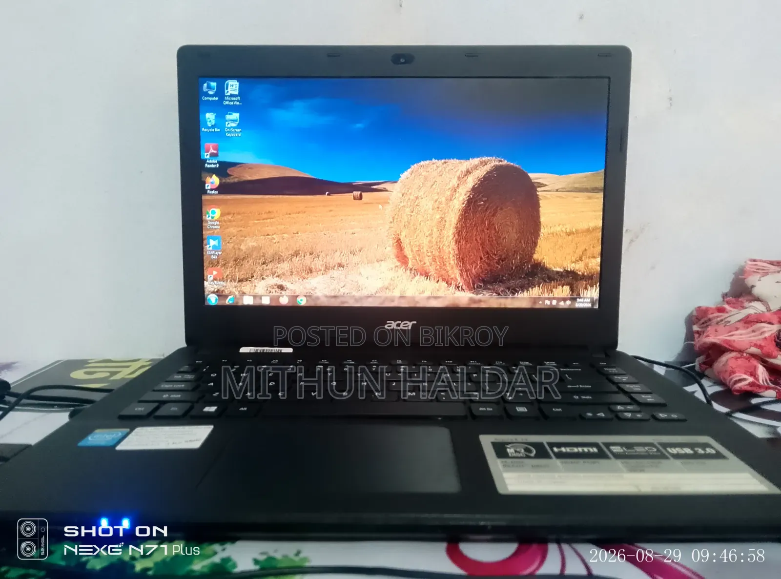 Laptop Acer Aspire 5 4GB Intel Core i3 HDD 512GB