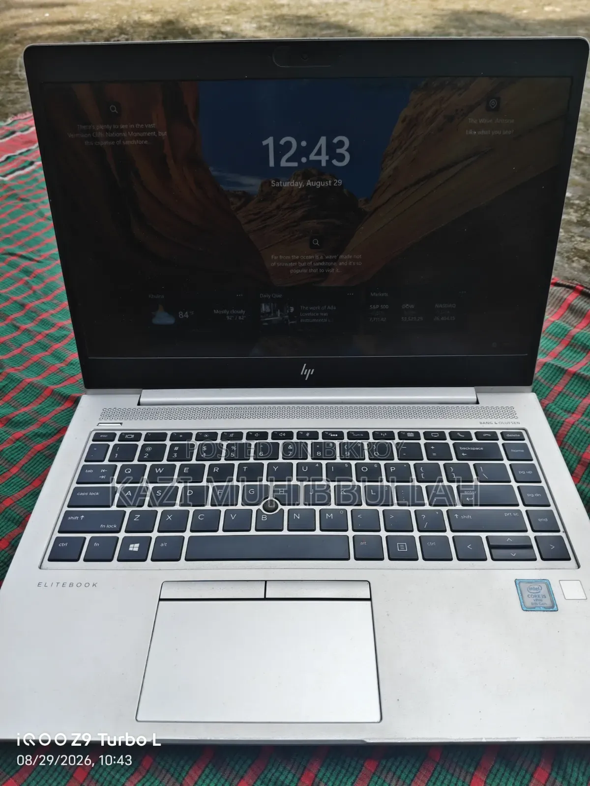 Laptop HP EliteBook 840 G5 8GB Intel Core i5 SSD 256GB