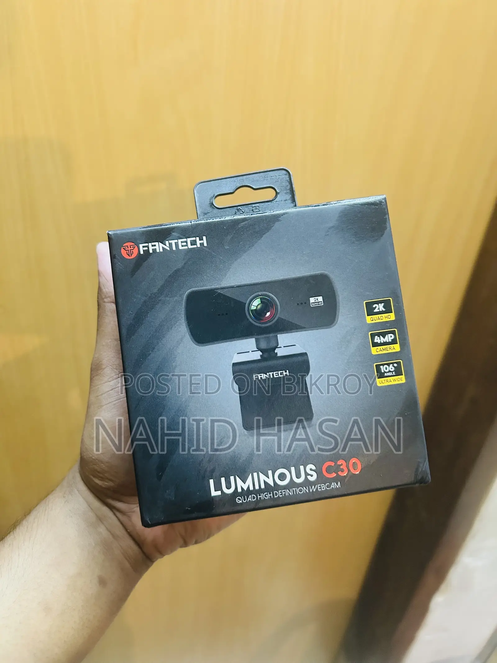 Fantech Luminous C30 2K Quad HD (4MP) Webcam