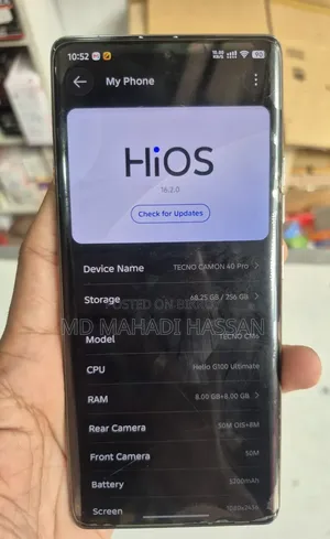 Tecno Camon 40 Pro 4G 256 GB Green