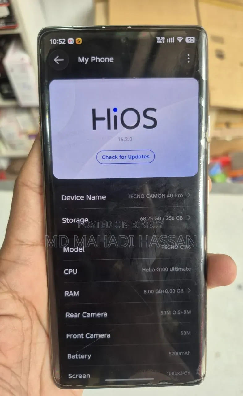 Tecno Camon 40 Pro 4G 256 GB Green