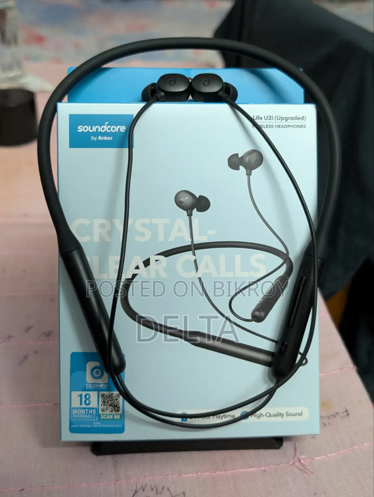Anker Soundcore Life U2i নেকব্যান্ড (কালো)-১৬ মাস ওয়ারেন্টি উপলব্ধ