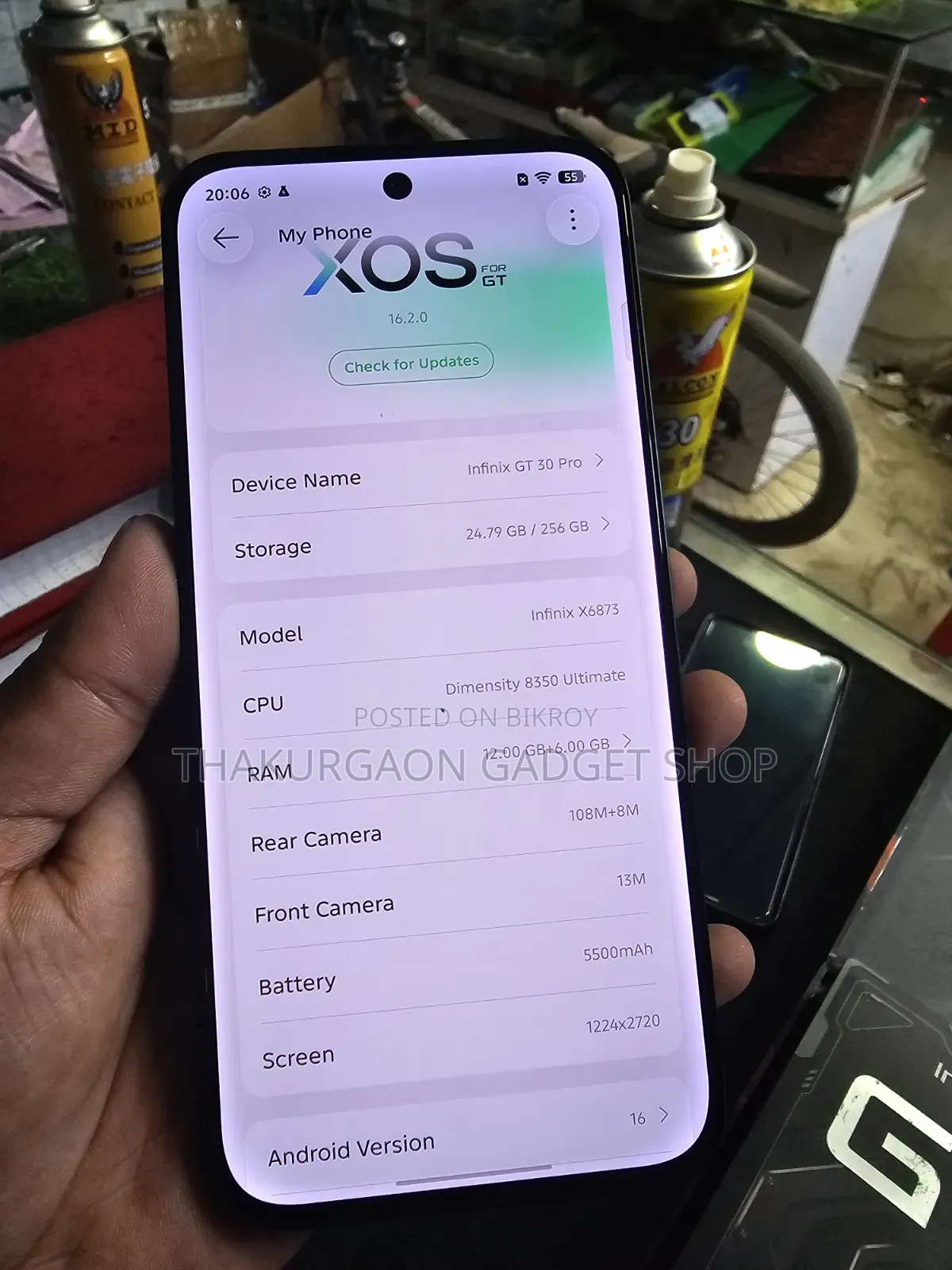 Infinix GT 30 Pro 256 GB Black