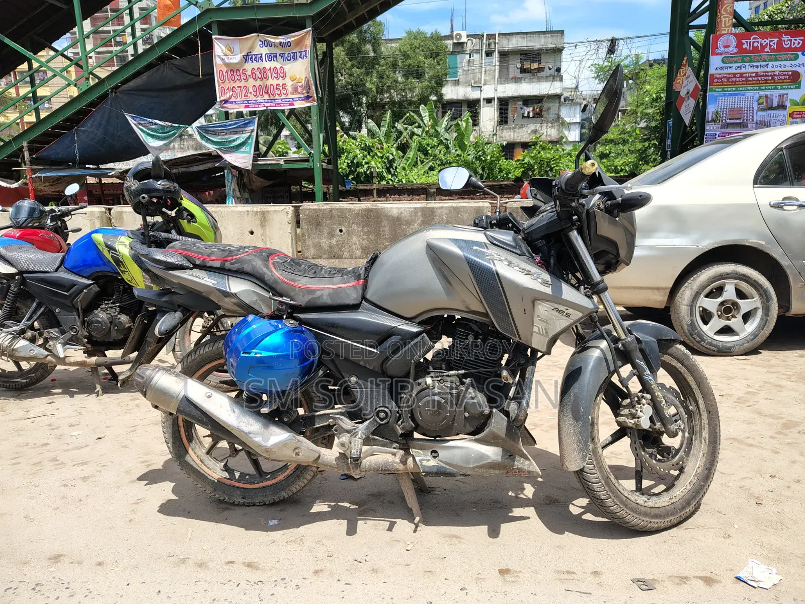 TVS Apache RTR 160 2V 2015 Gray
