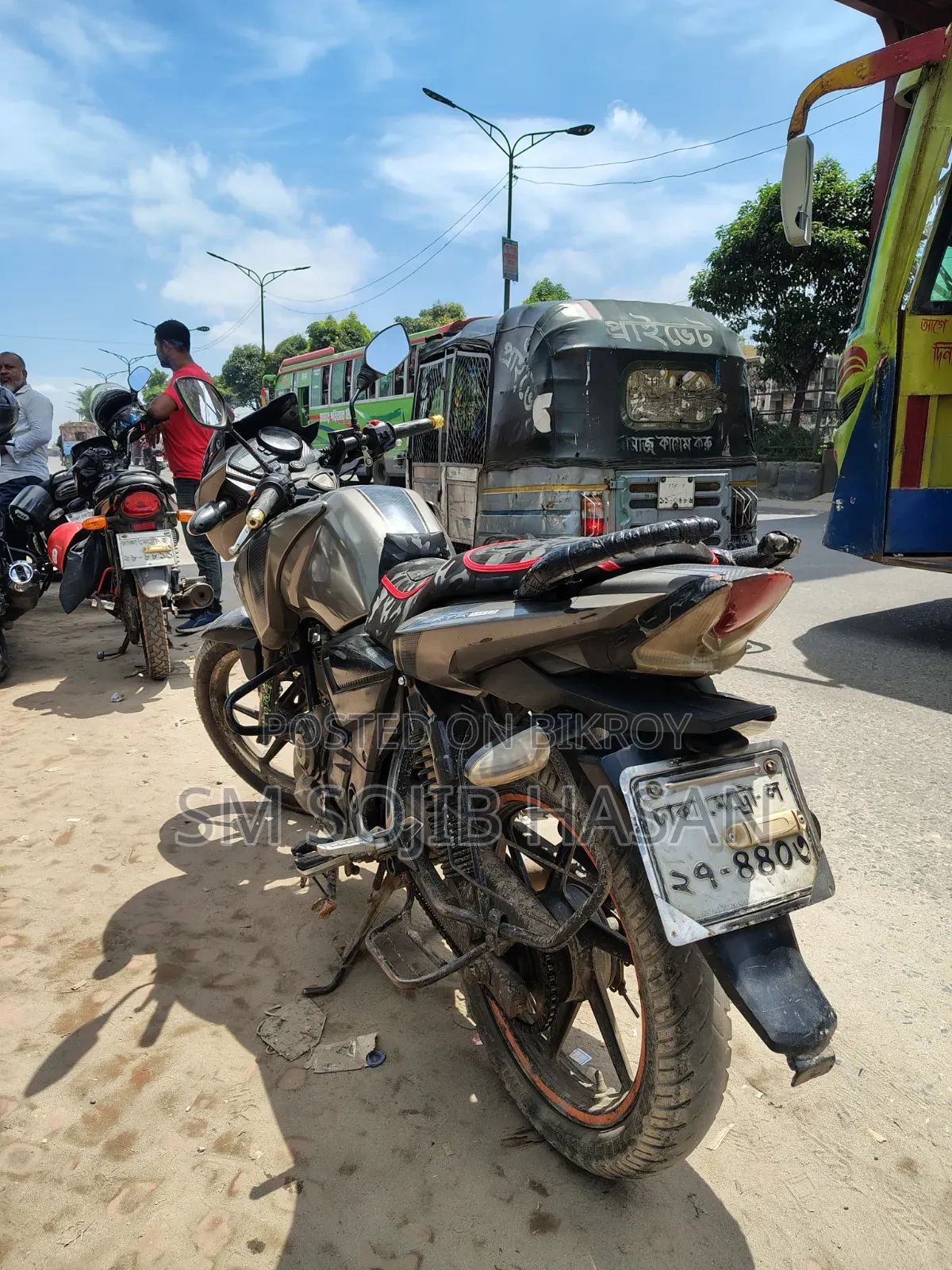 TVS Apache RTR 160 2V 2015 Gray