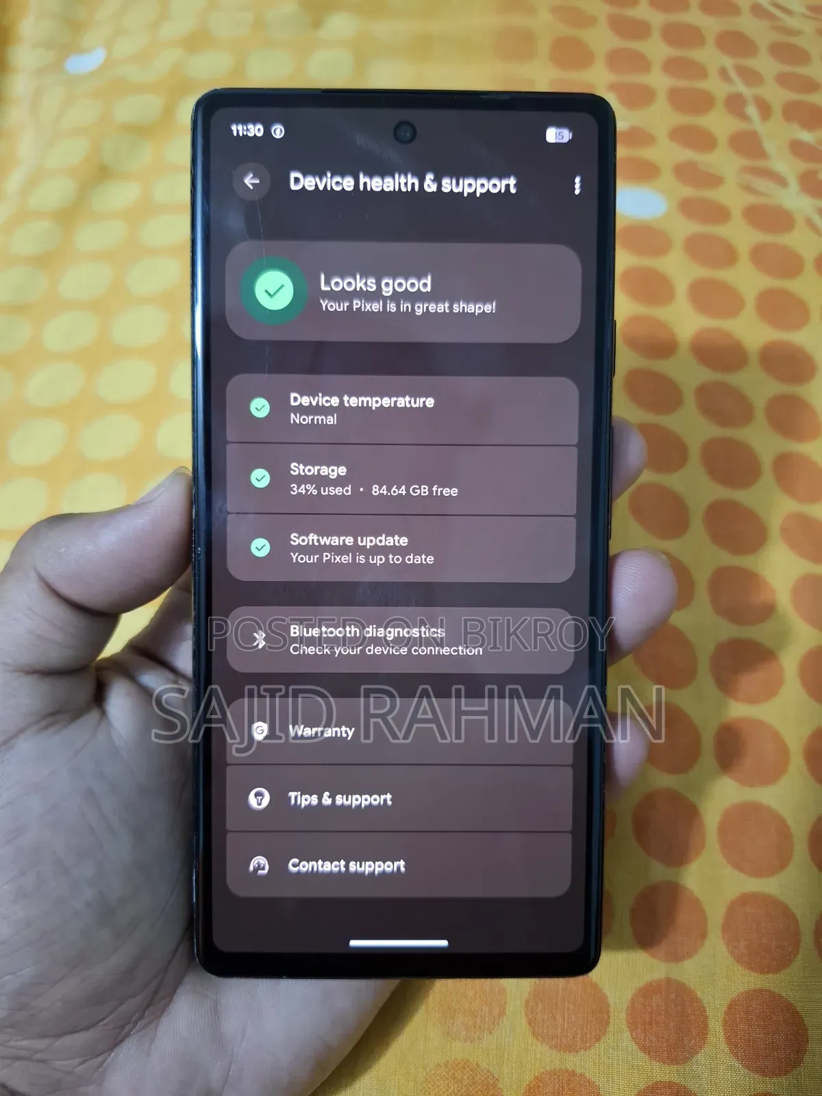 Google Pixel 6a 128 GB Black