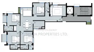 4bdrm Apartment in Taspia Properties, Shewrapara for sale