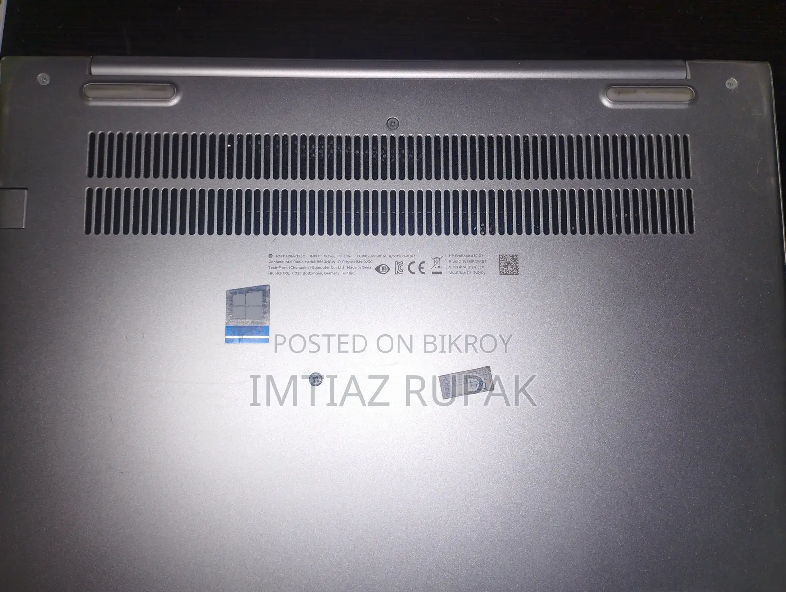 Laptop HP ProBook 430 G7 8GB Intel Core i5 SSD 256GB