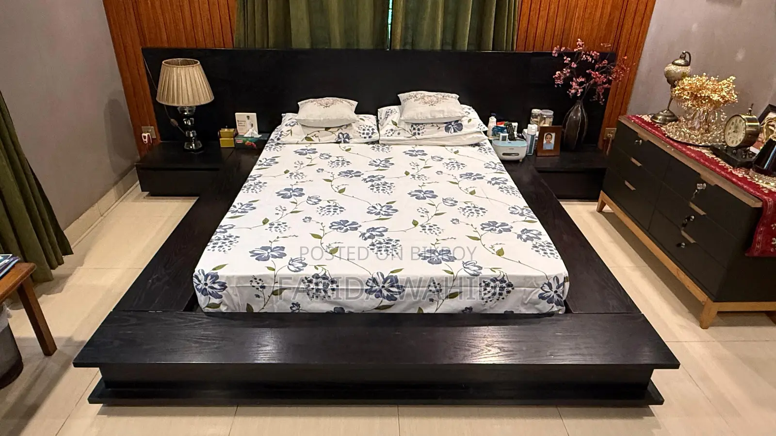 Platform Bed With Mattress