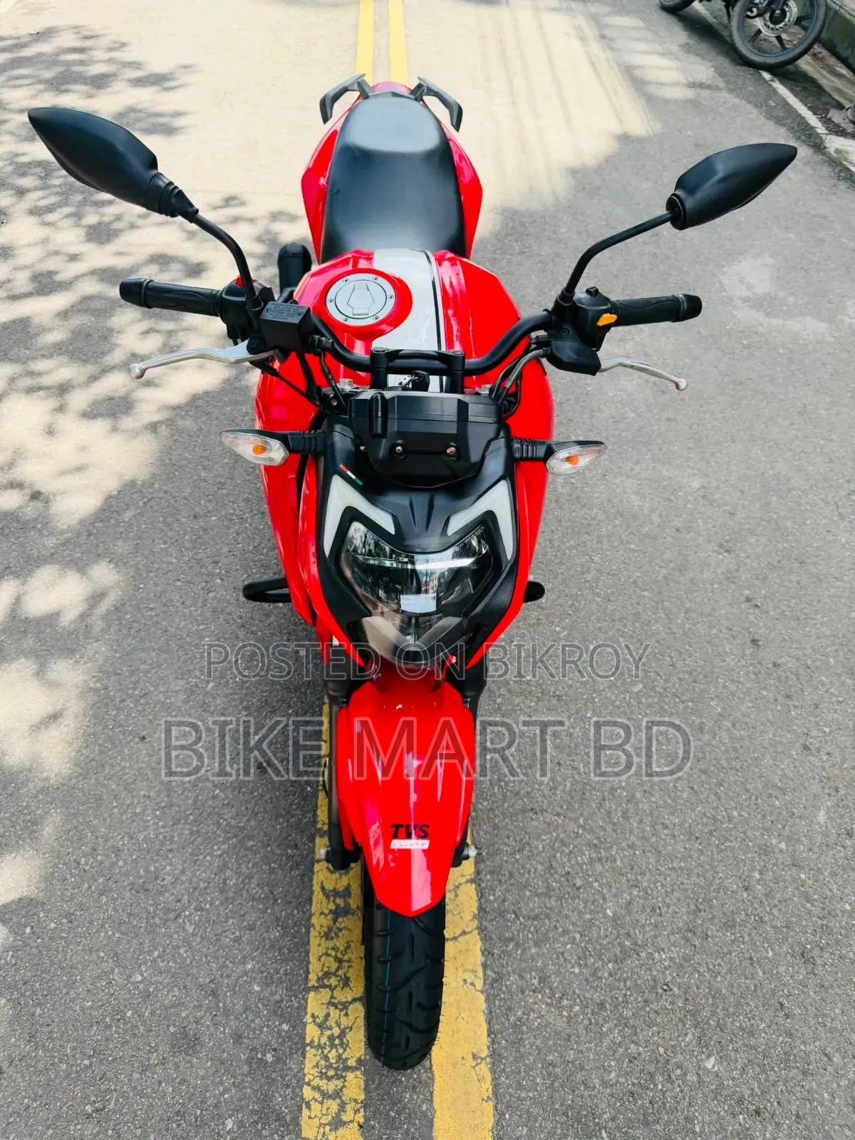 TVS Apache RTR 160 4V 2024 Red