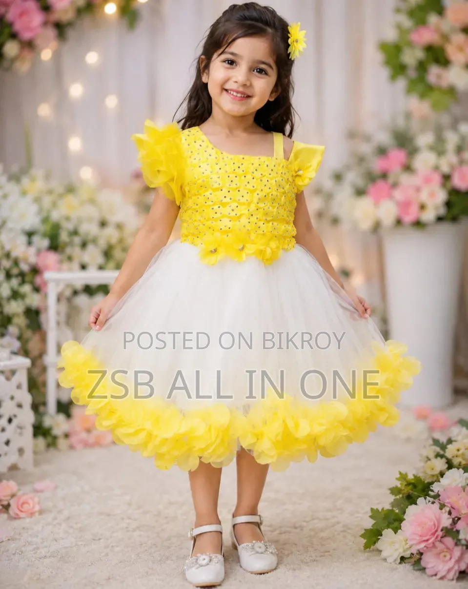 🫅Princess Party Dress🫅 জিরো থেকে বড় বাচ্চাদের পর্যন্ত সাইজ আছে