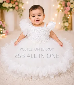 🫅Princess Party Dress🫅 জিরো থেকে বড় বাচ্চাদের পর্যন্ত সাইজ আছে
