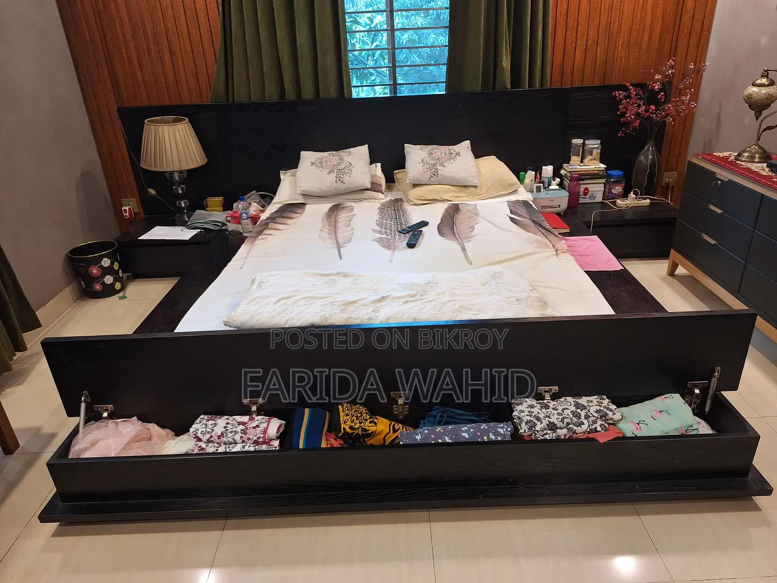 Platform Bed With Mattress
