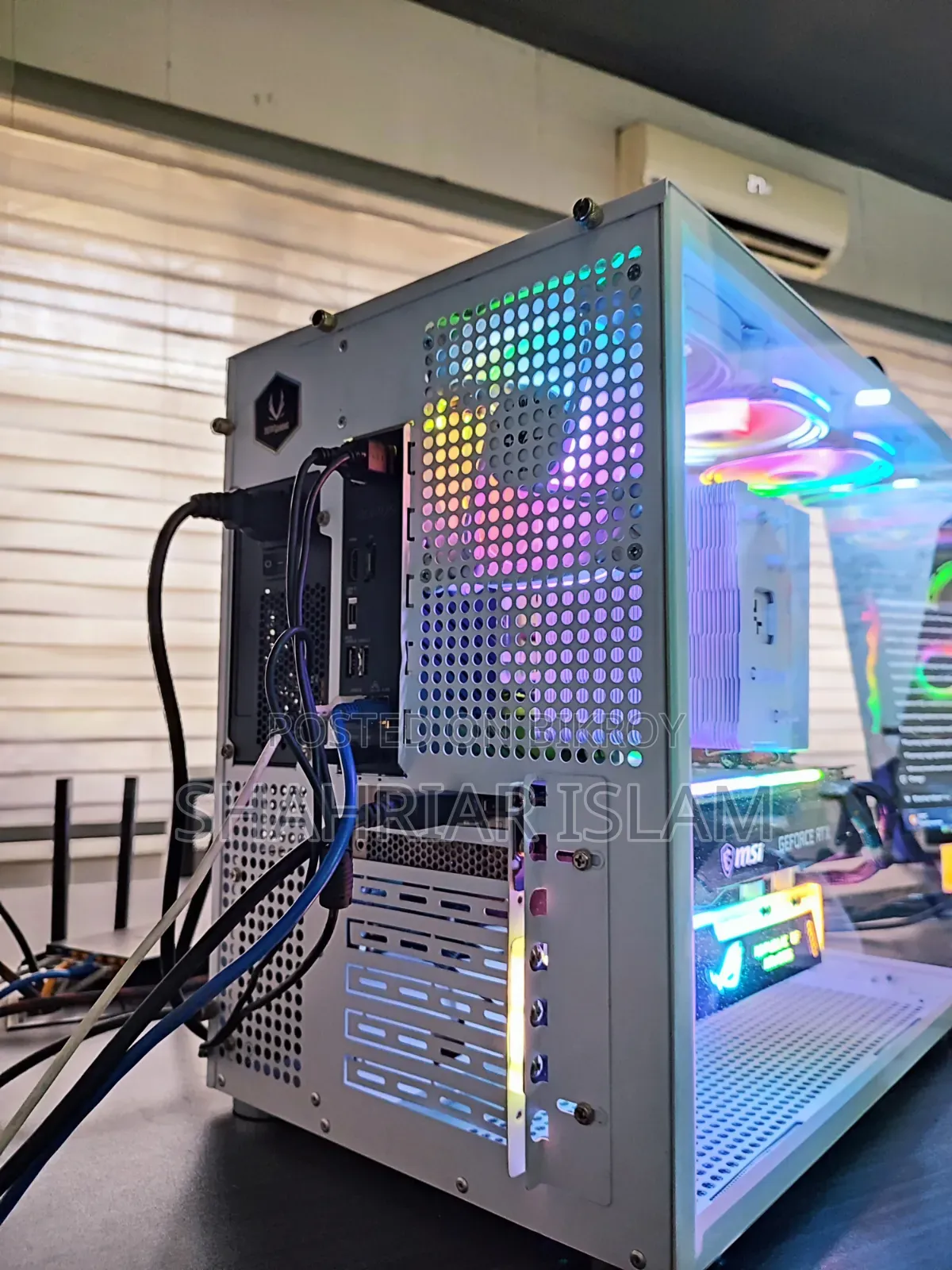 PC Power Iceberg V2 Dual Tempered Glass Casing (7 ARGB Fans Included)