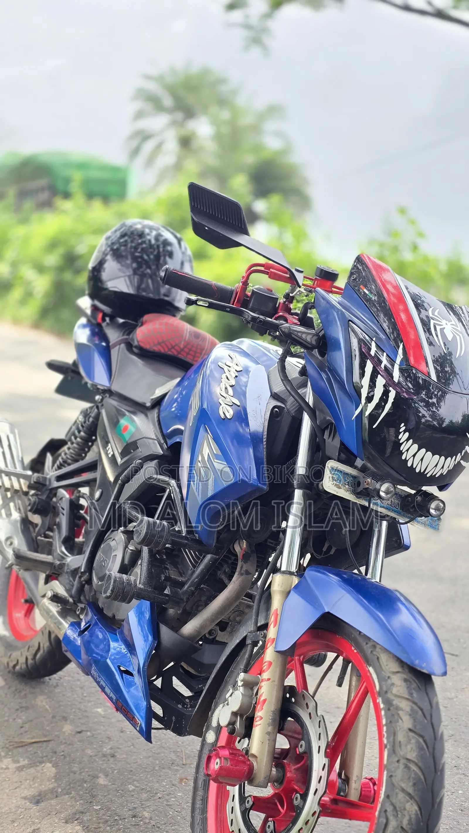 TVS Apache RTR 160 2V 2019 Blue
