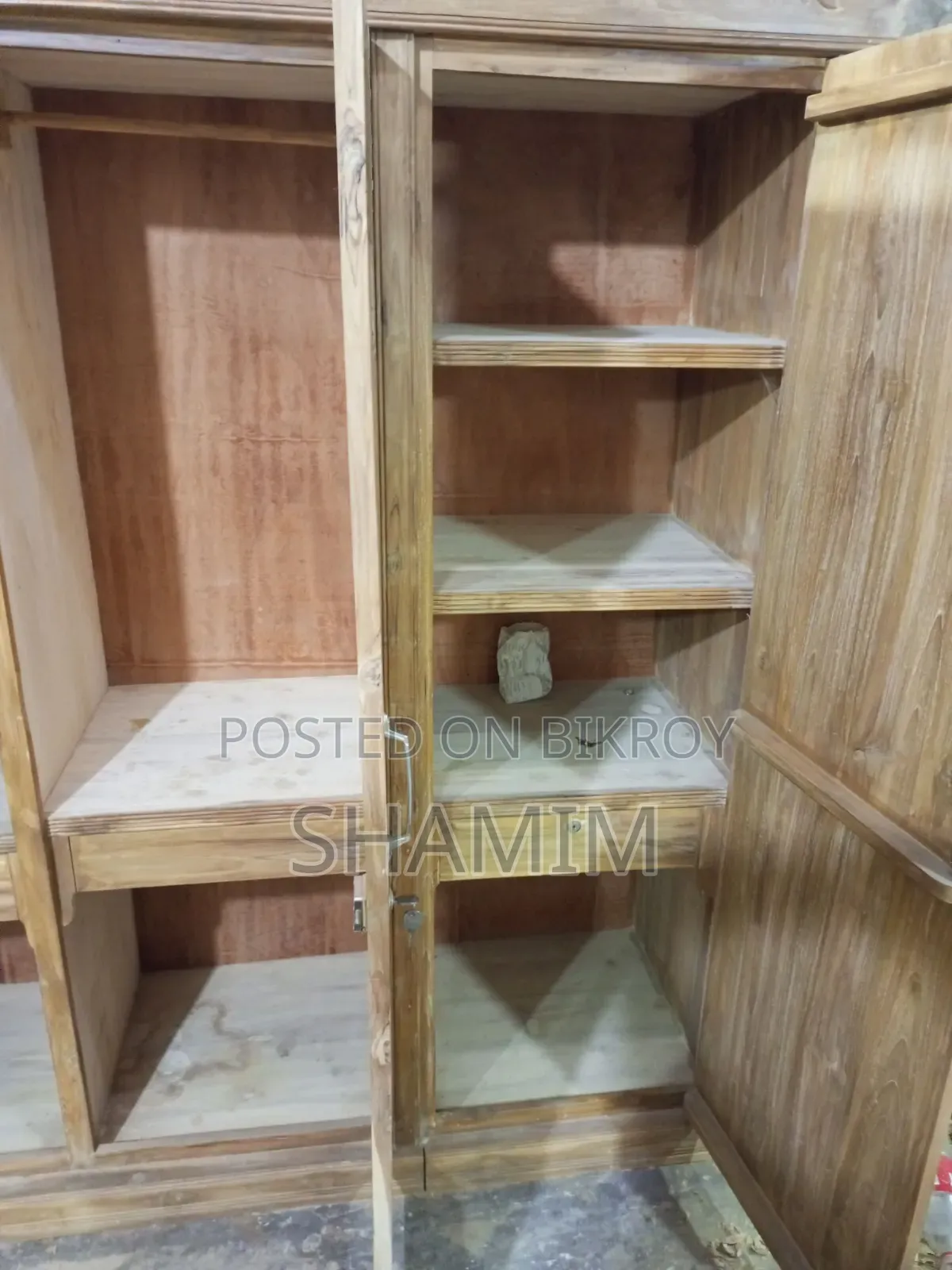 Stock Clearing Offer. Two-Part Chittagong Teak Wood Almirah