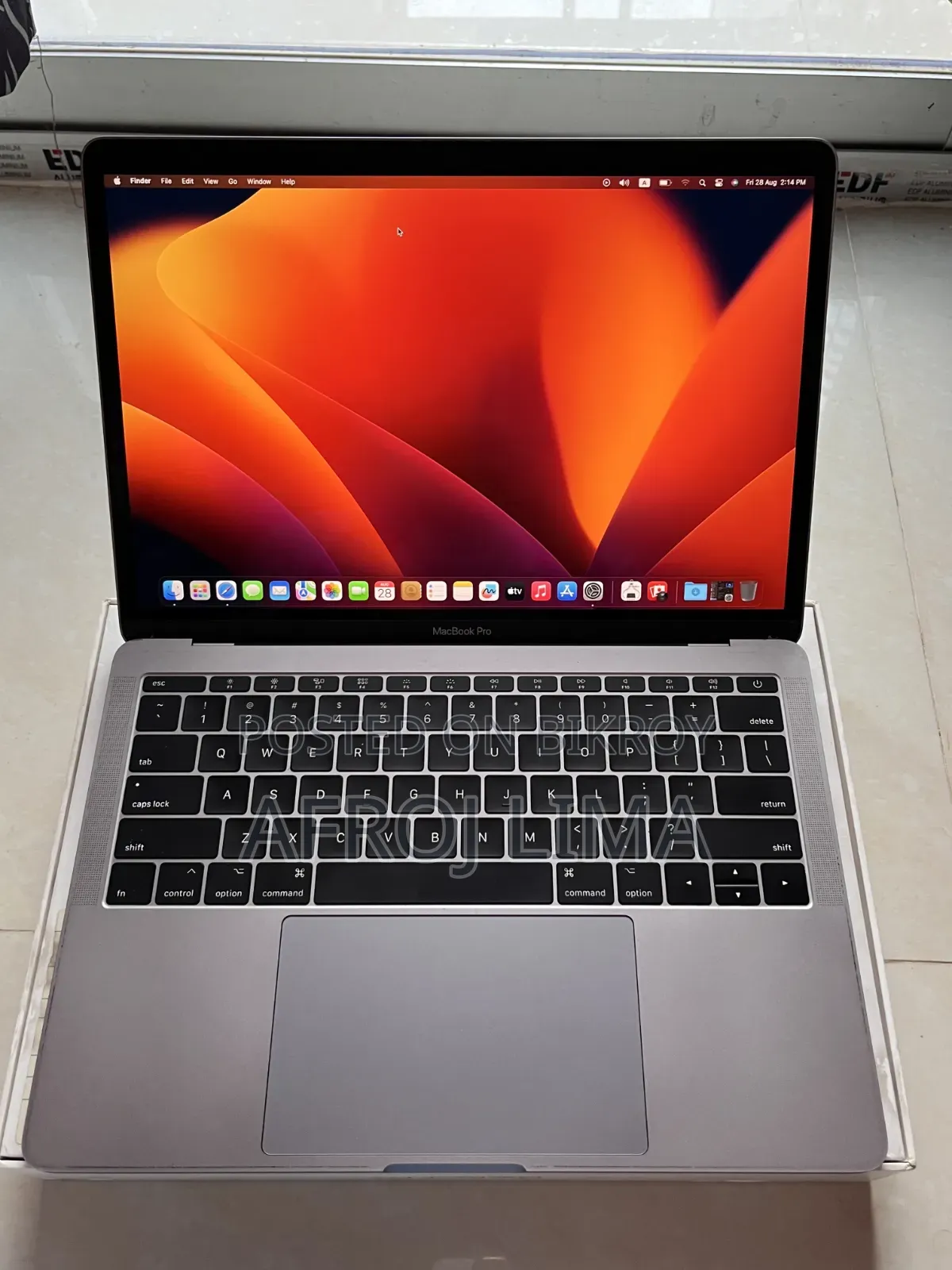 Laptop Apple MacBook Pro 8GB SSD 256GB