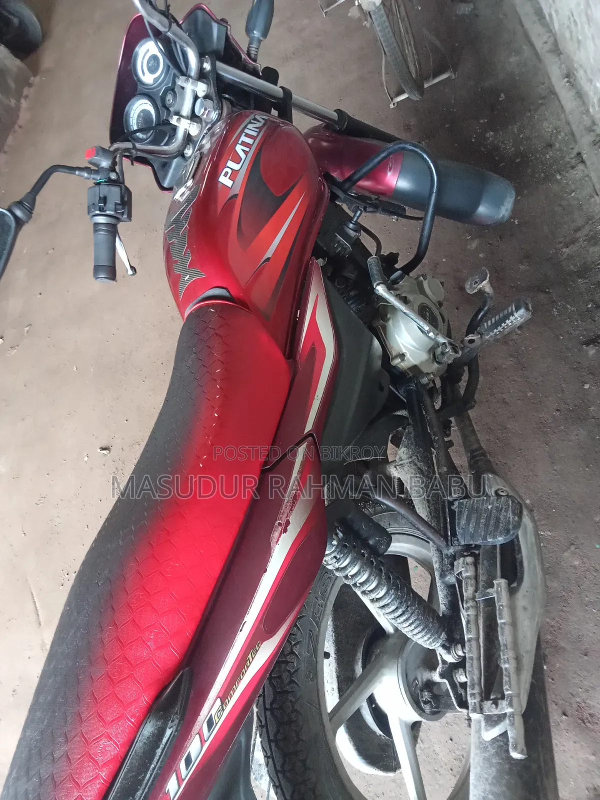 Bajaj Platina 100 2018 Red