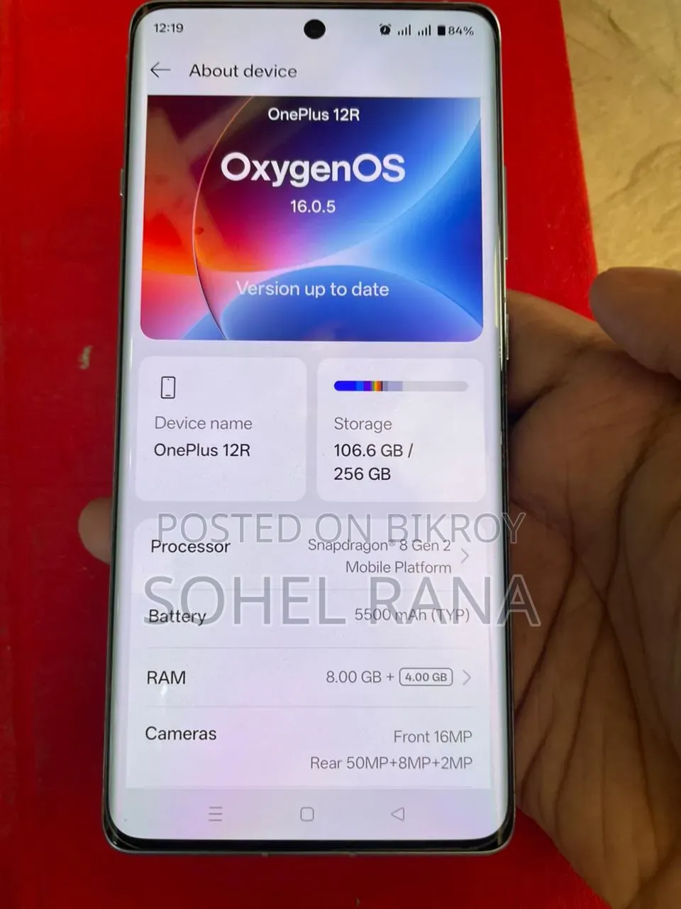 OnePlus 12R 256 GB Blue