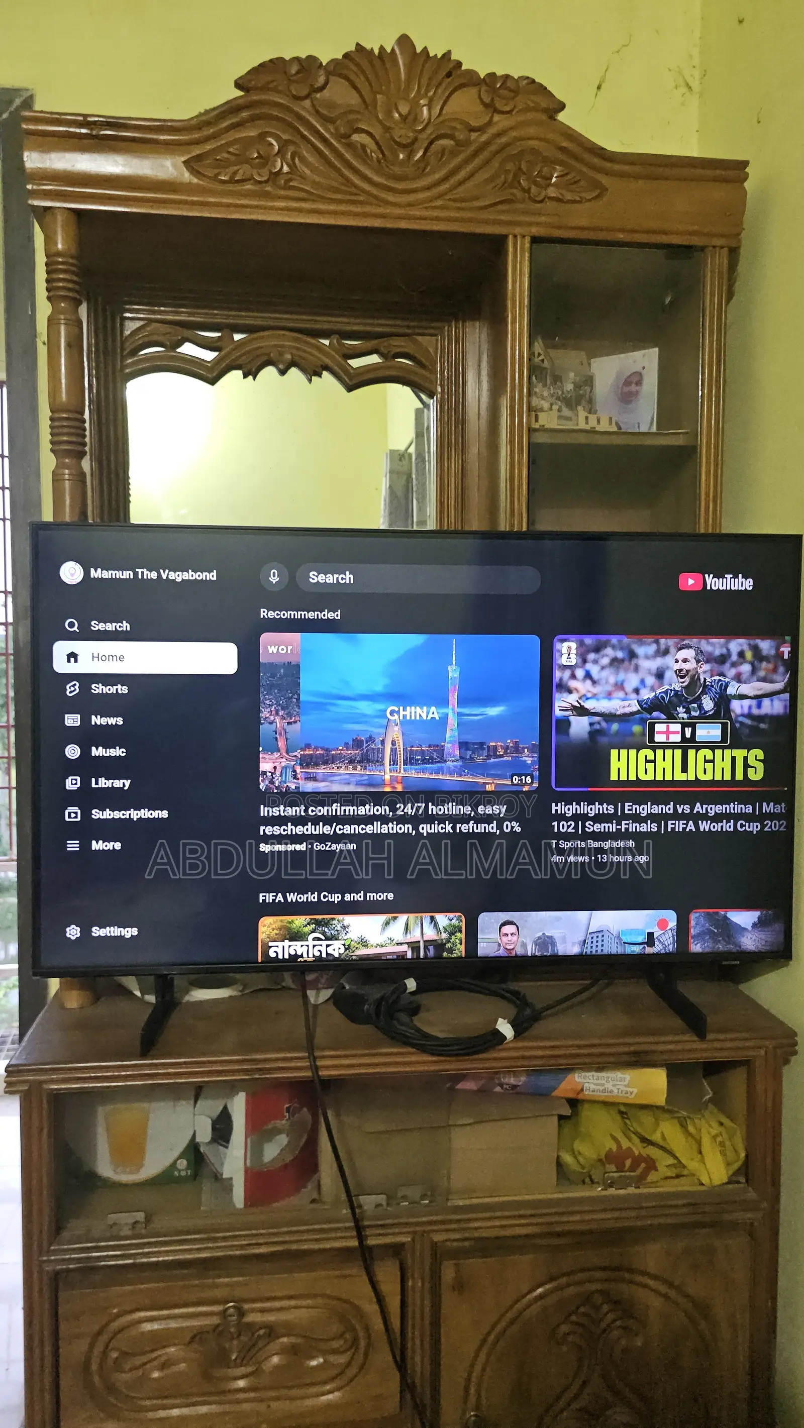 Samsung AU8000 43" Crystal UHD 4k Smart TV