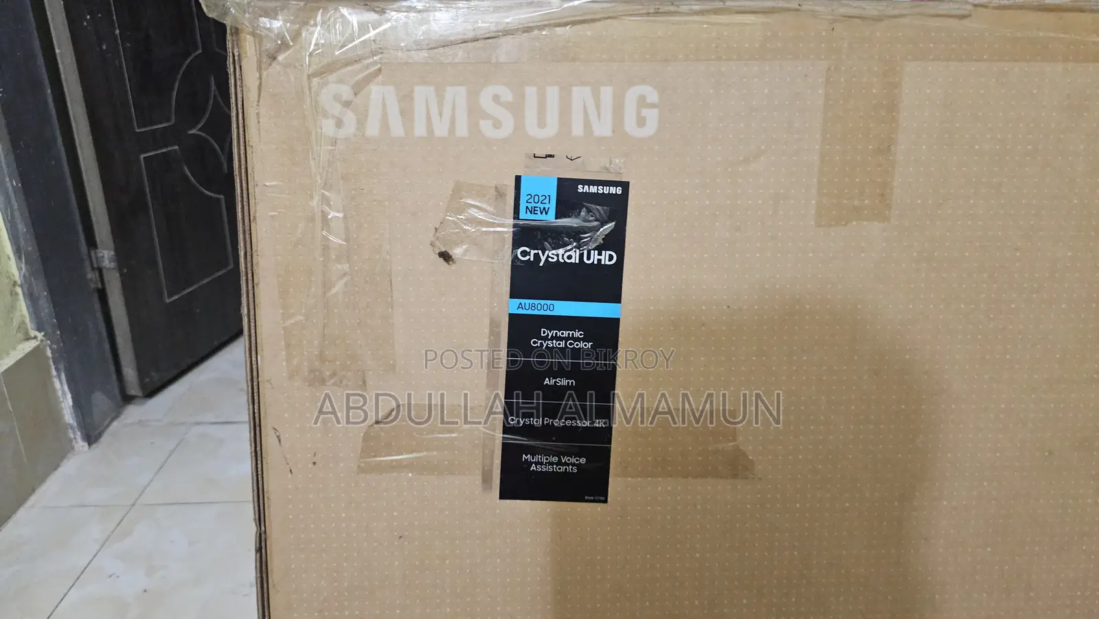 Samsung AU8000 43" Crystal UHD 4k Smart TV