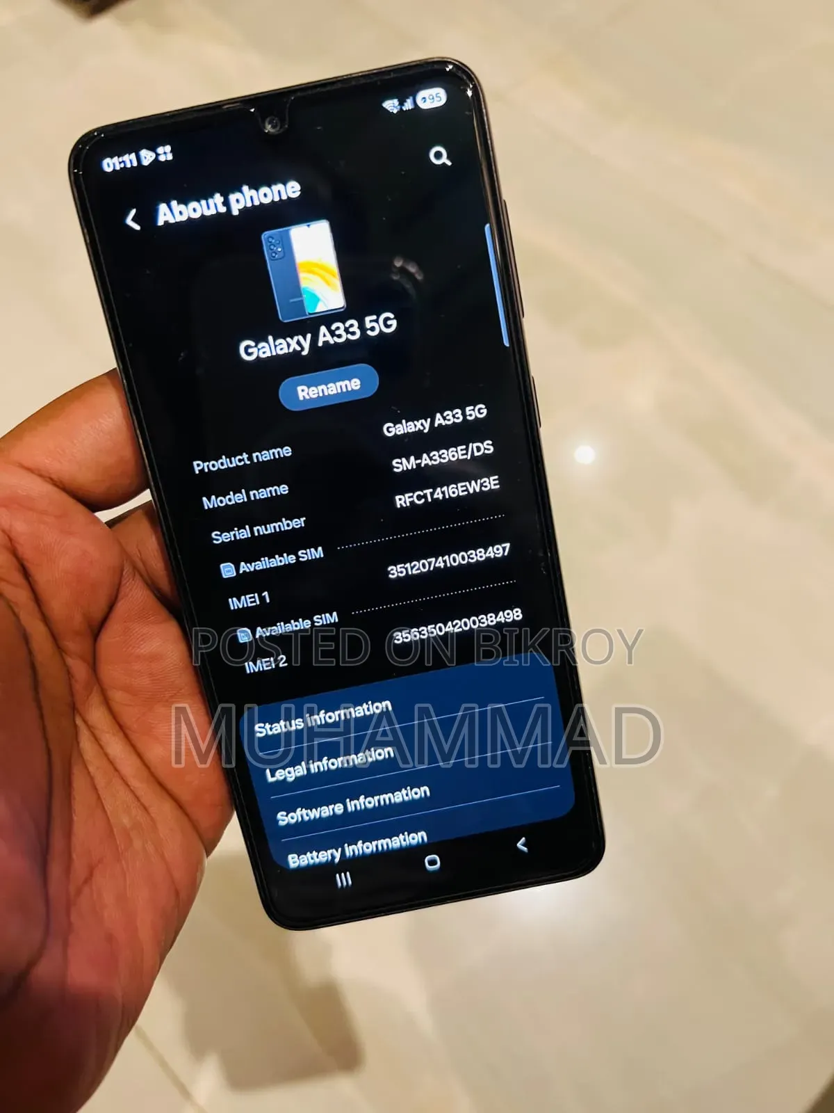 Samsung Galaxy A33 5G 128 GB Black