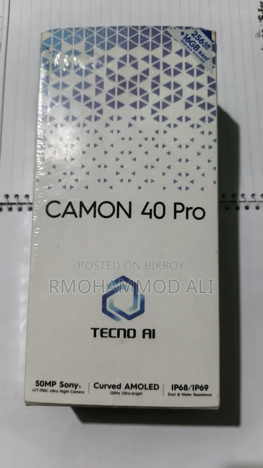 Tecno Camon 40 256 GB Blue
