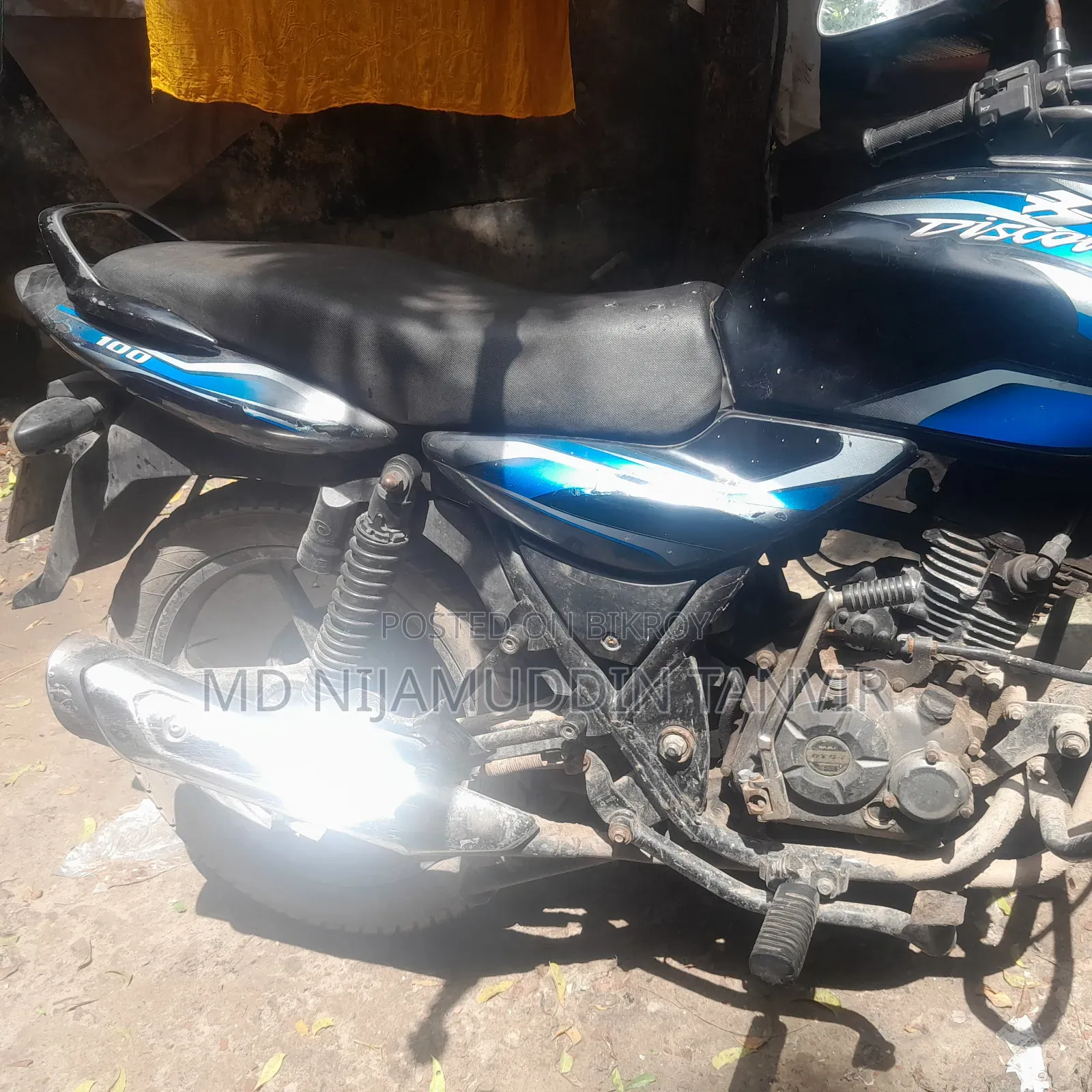 Bajaj Discover 100 2015 Blue