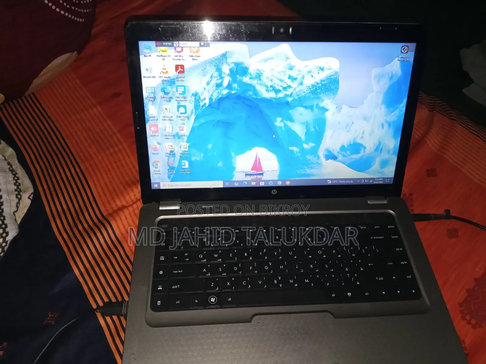 Laptop HP Pavilion G62 4GB Intel Core i3 SSD 128GB