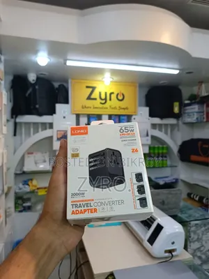 LDNIO Z6 3 USB Ports 65W GaN Travel Adapter