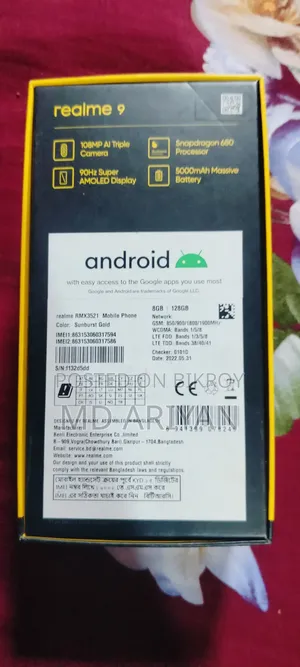 Realme 9 128 GB Orange