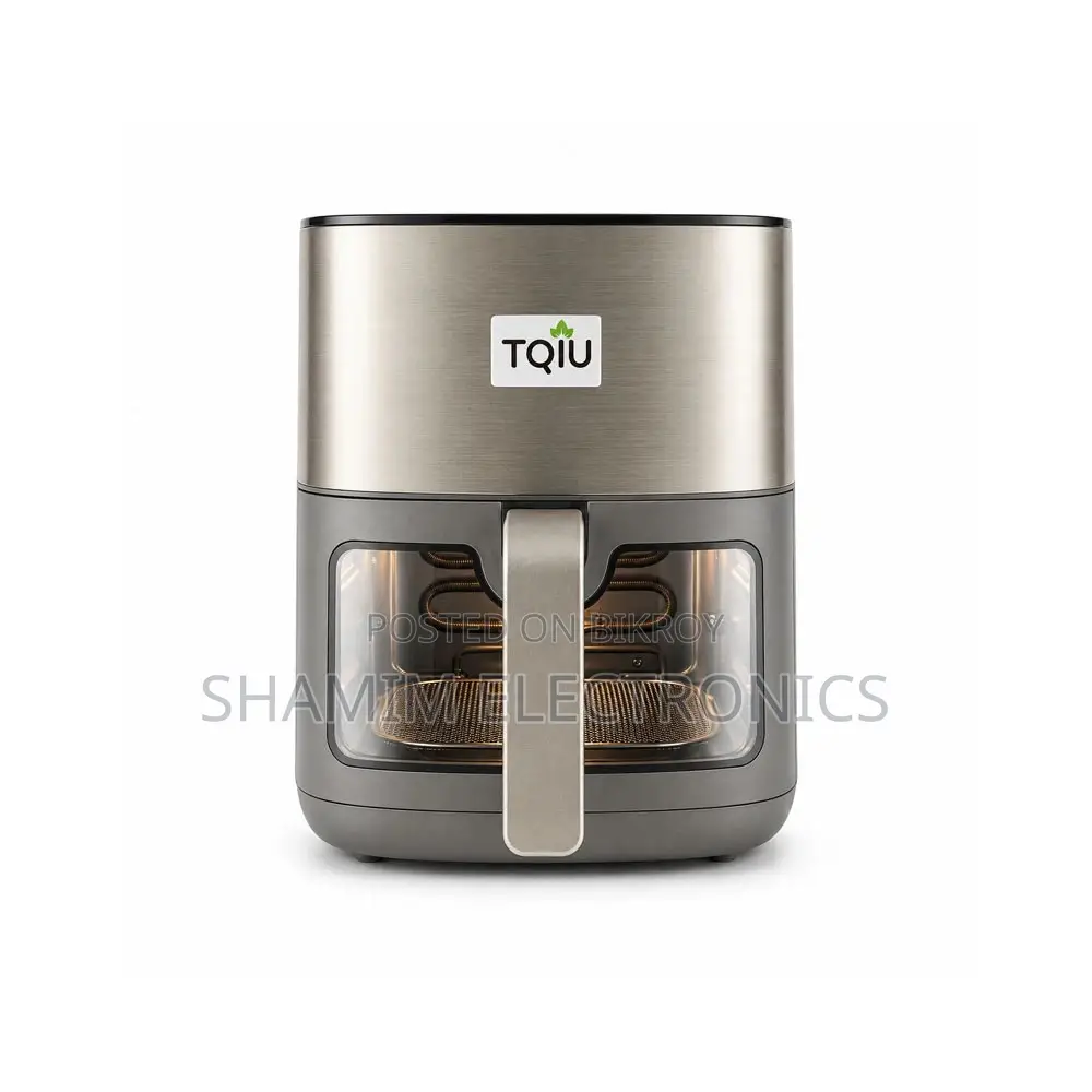 TQIU S2 6L Digital Control Panel Double Heating Air Fryer