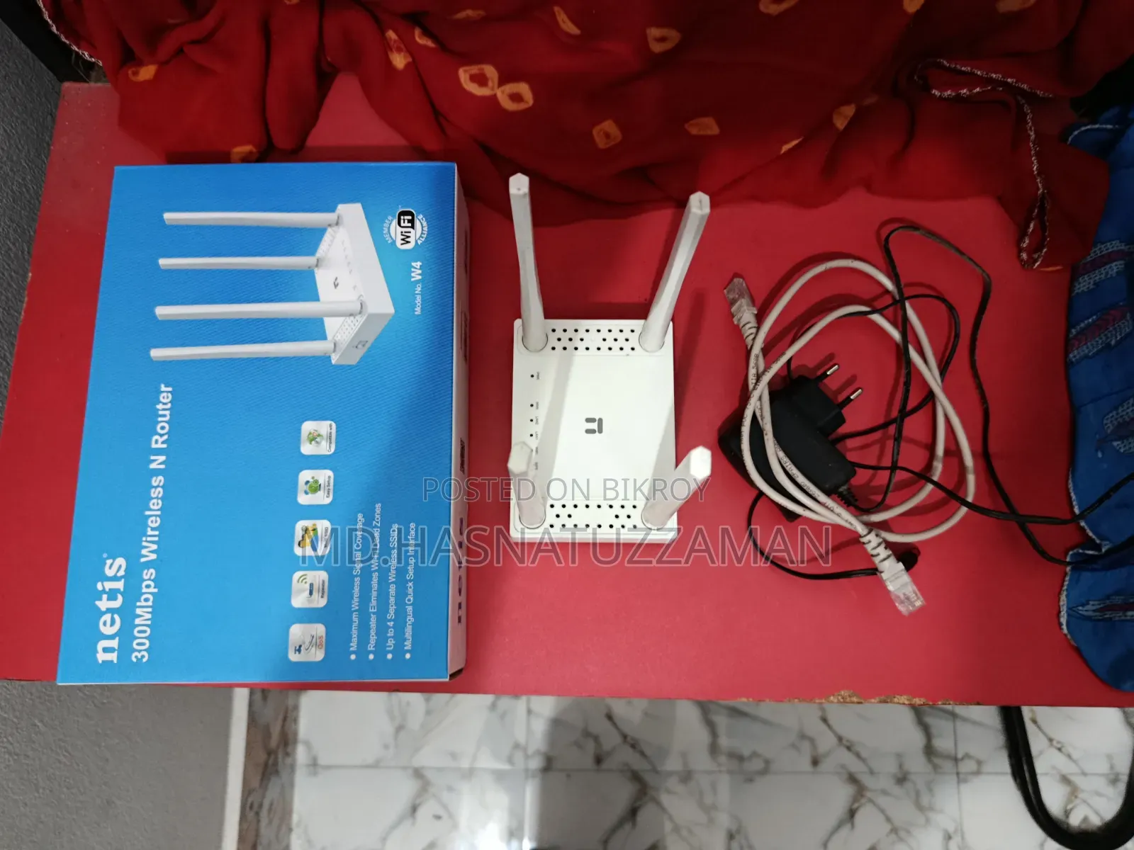 Netis Model No. W4
300Mbps Wireless N Router Sell Hobe