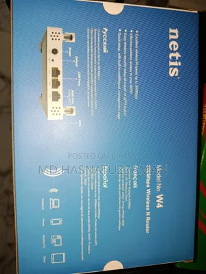 Netis Model No. W4
300Mbps Wireless N Router Sell Hobe