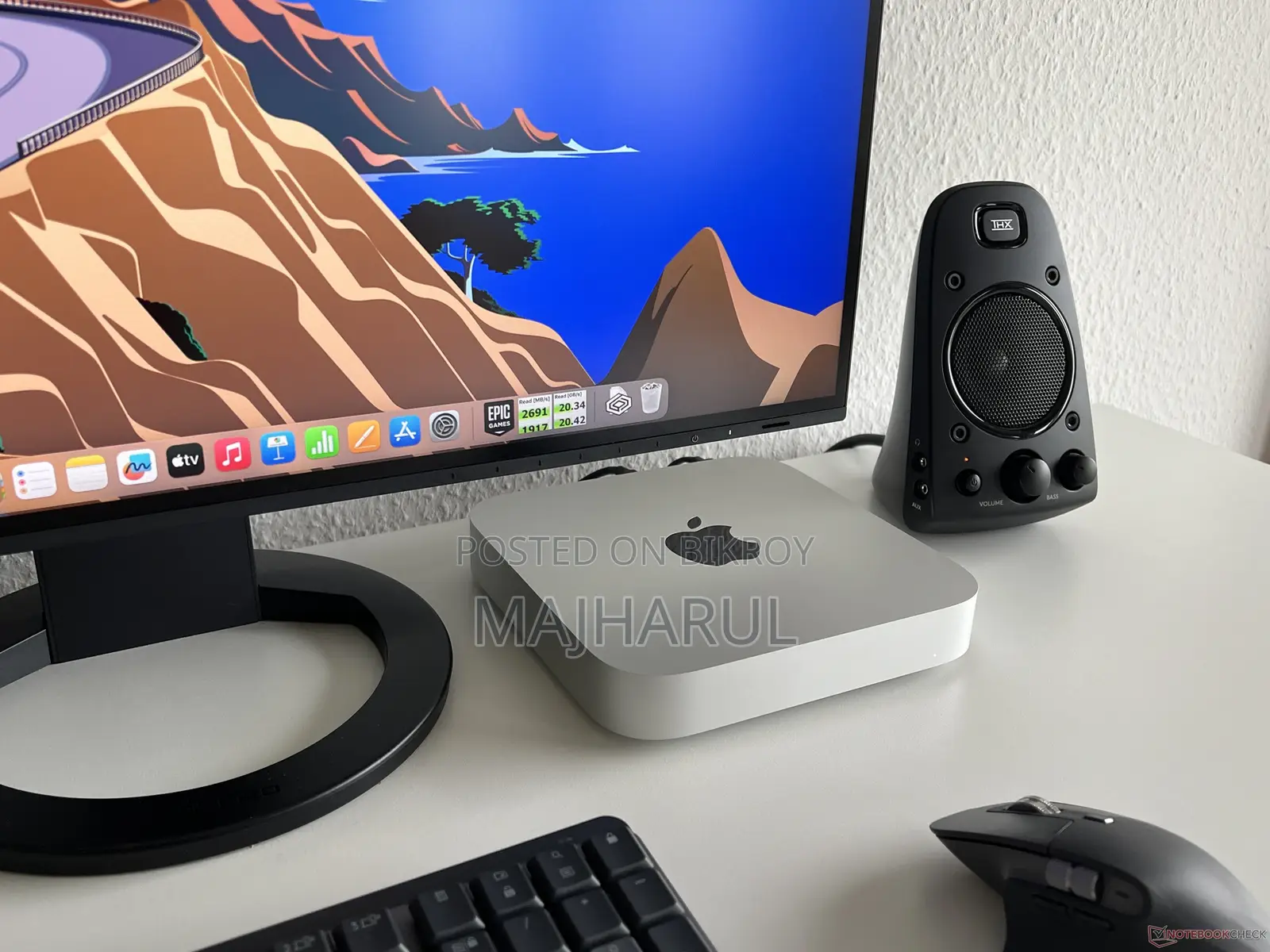 Desktop Computer Apple Mac Mini M2 Pro 16GB Apple M2 SSD 512GB