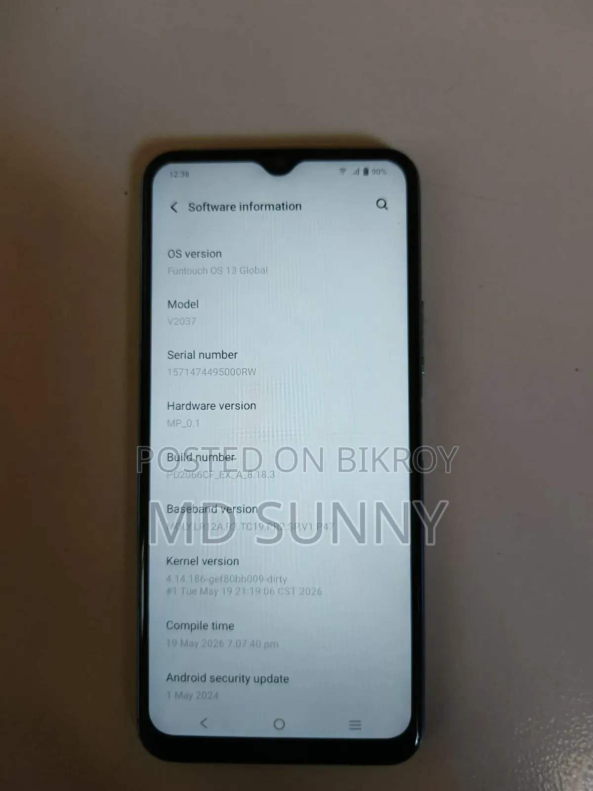 Vivo Y20G 128 GB Blue