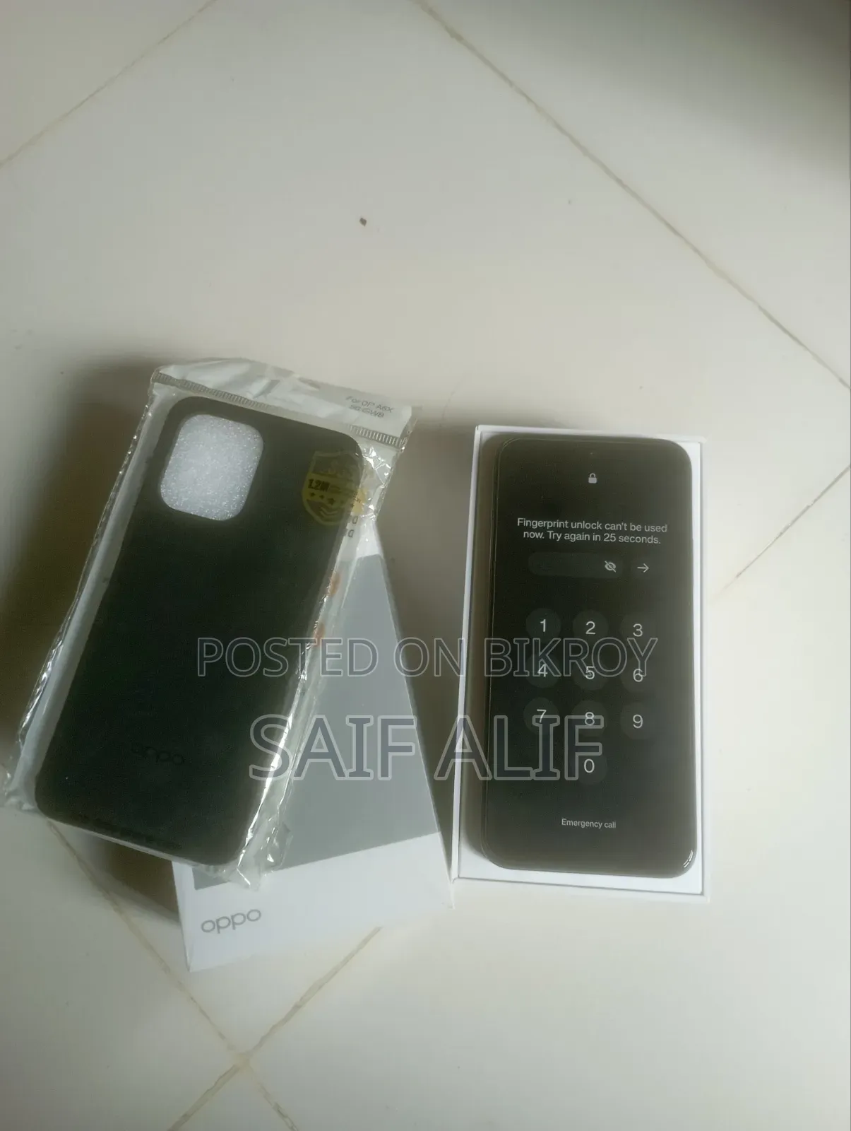 New Oppo A6k 128 GB Black
