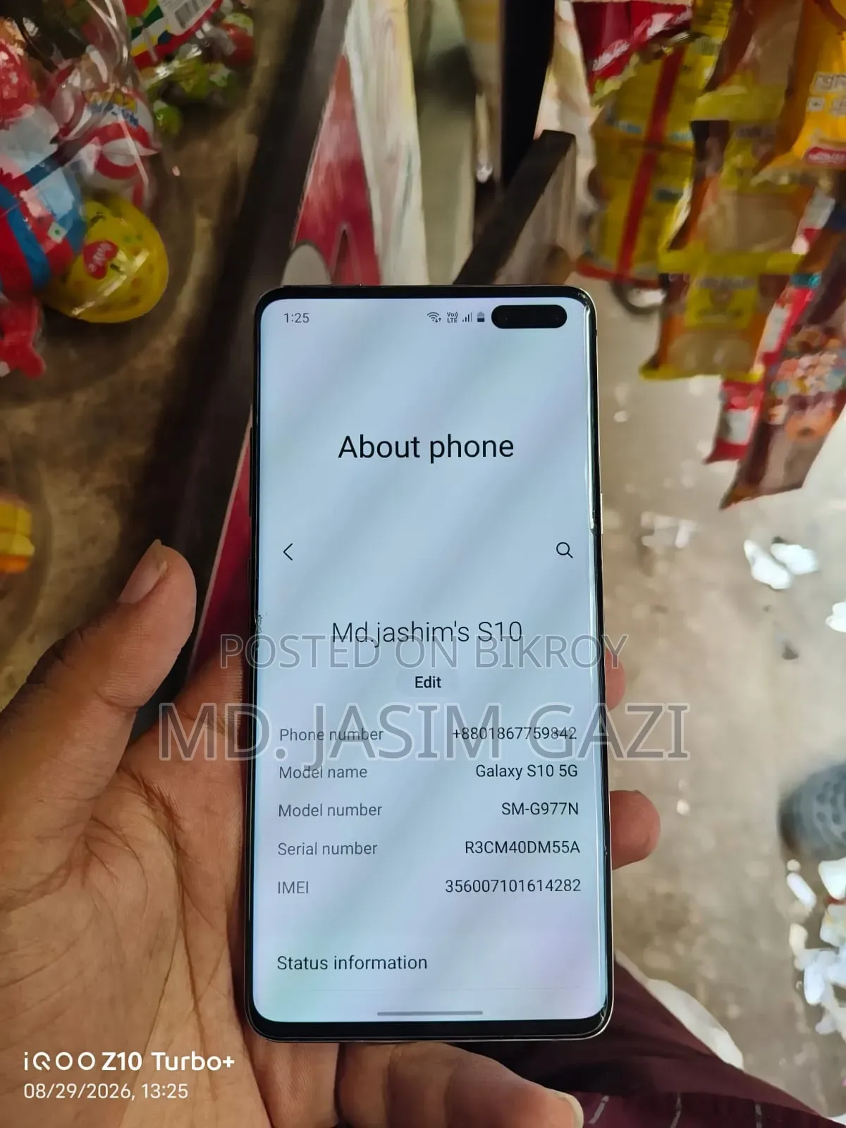 Samsung Galaxy S10 5G 256 GB Rose Gold