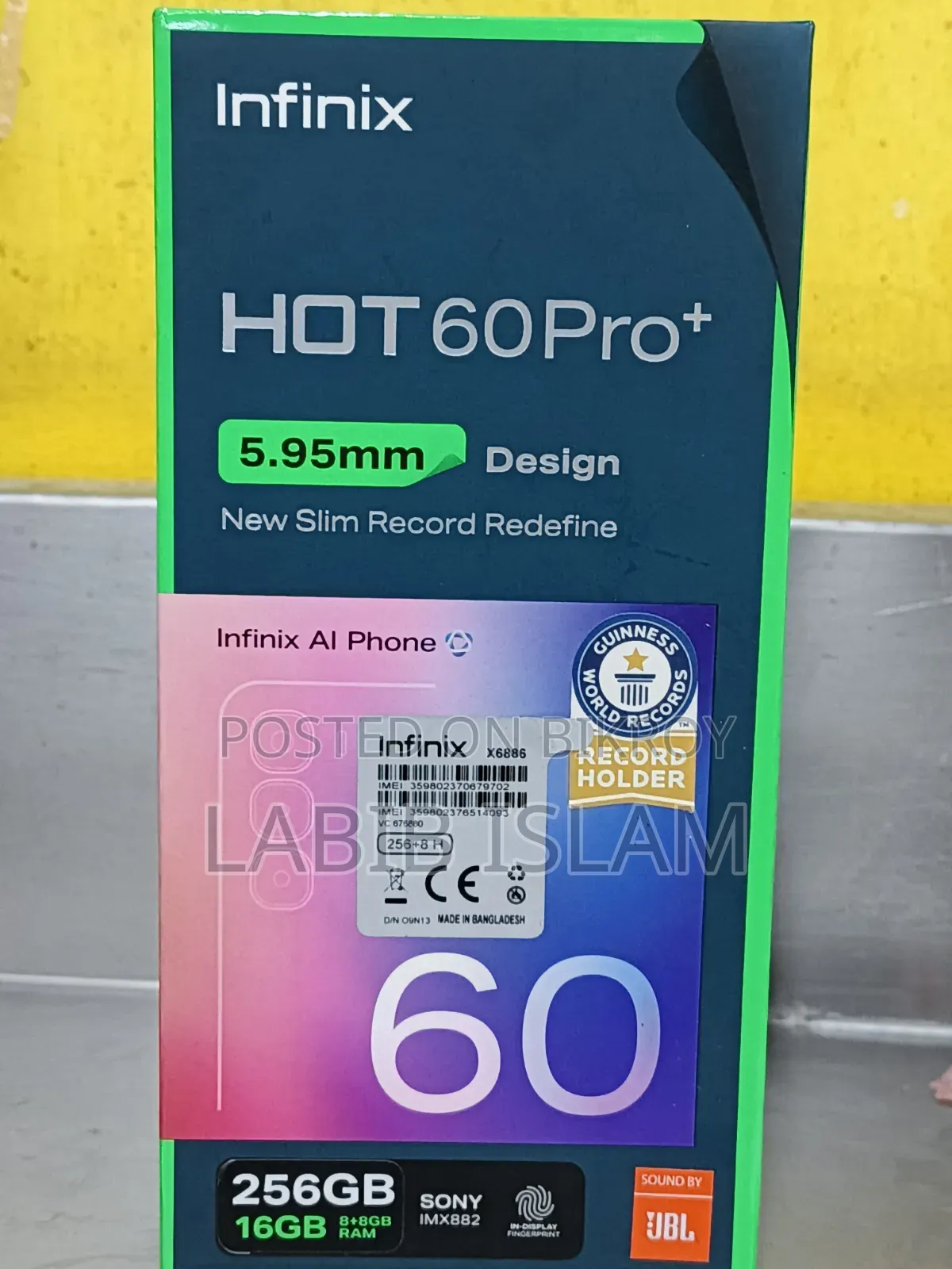 Infinix Hot 60 Pro+ 256 GB White