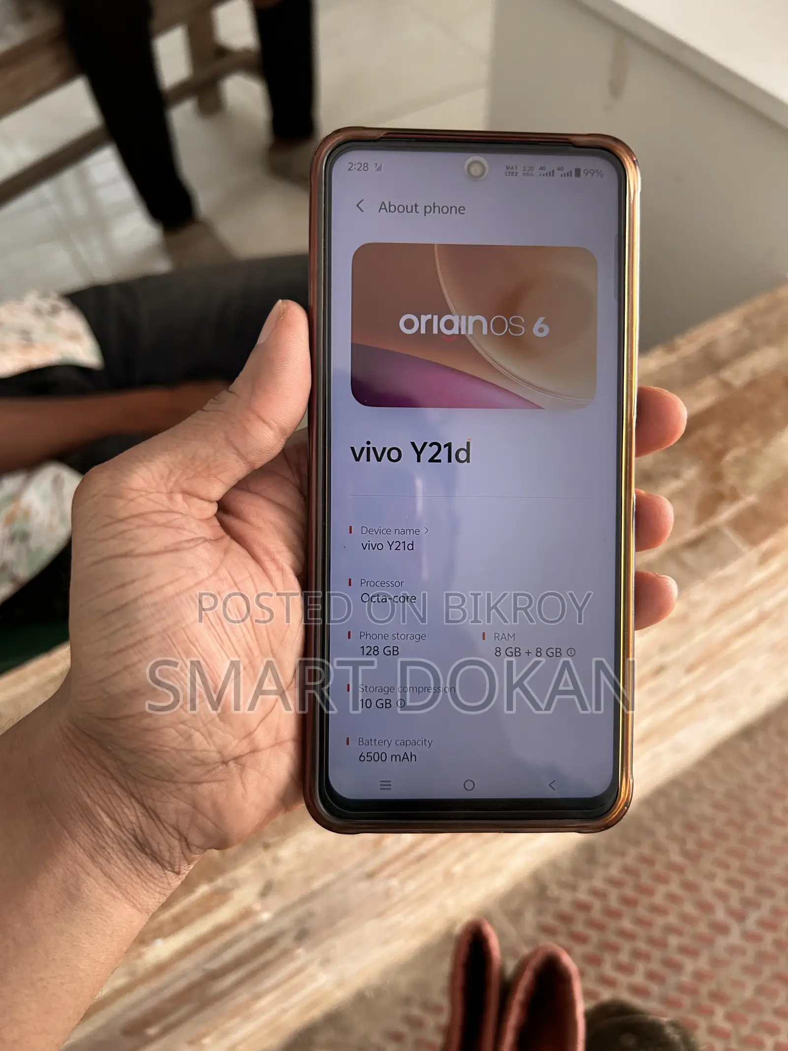 Vivo Y21d 128 GB Red