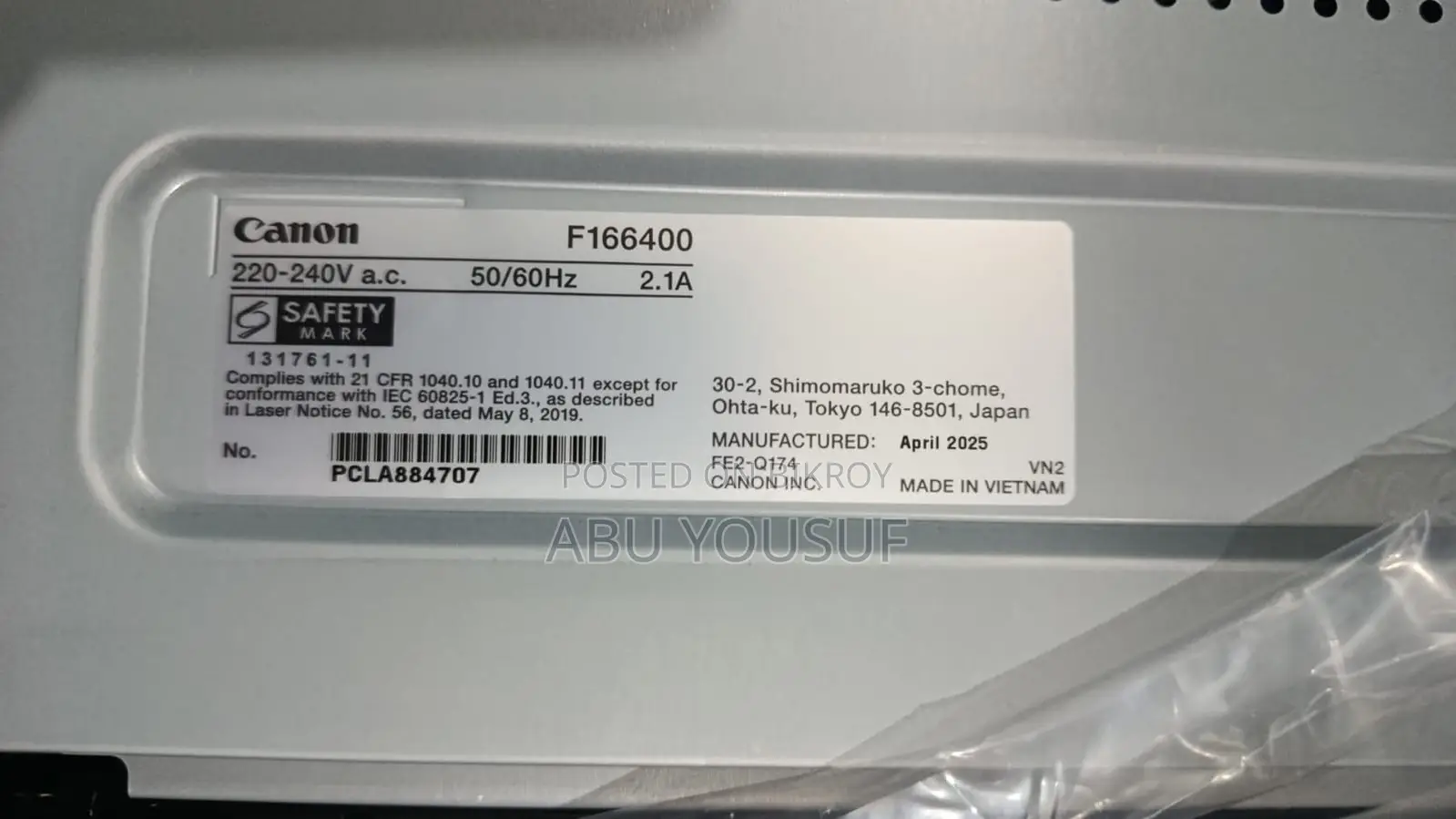 Canon ImageCLASS LBP6030 Single Function Mono Laser Printer