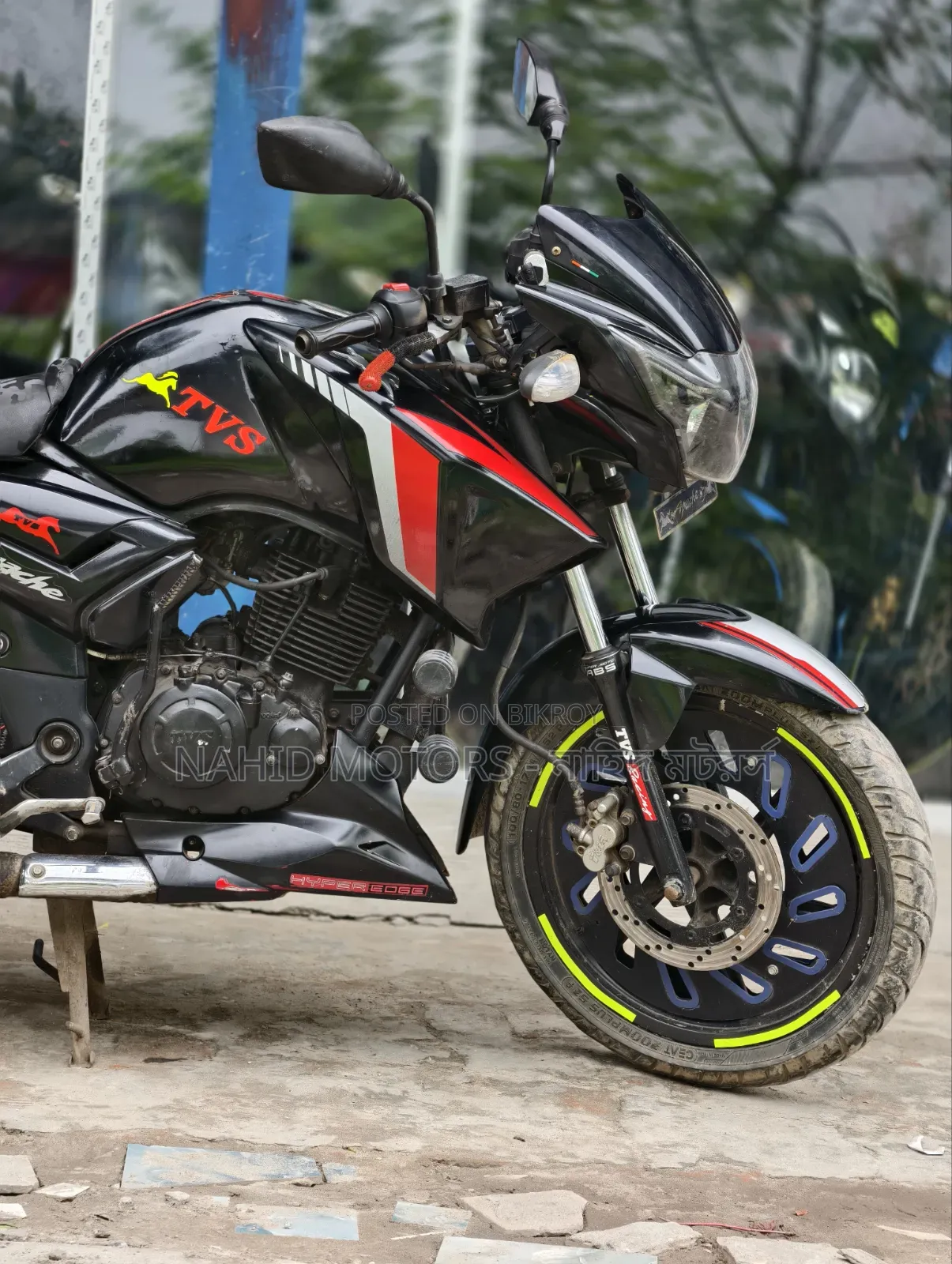TVS Apache RTR 160 2V 2015 Black