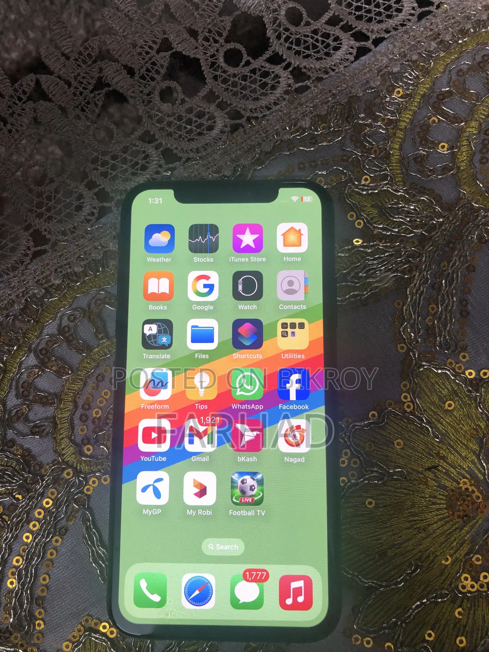 Apple iPhone X 256 GB Black
