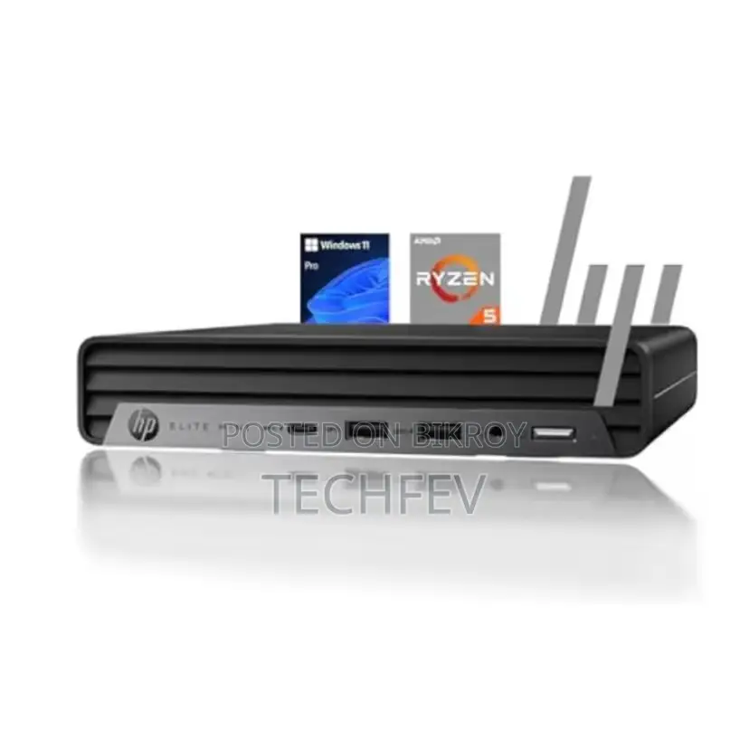 Desktop Computer HP EliteOne 800 8GB AMD Ryzen 5 SSD 256GB