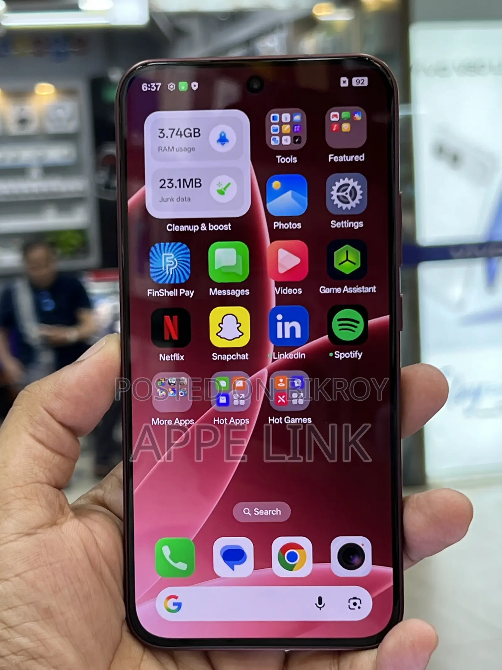 Oppo 256 GB mobile phone